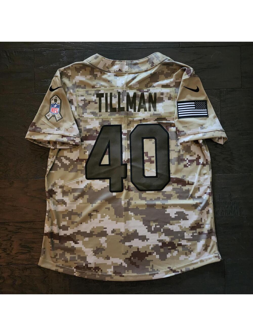 Arizona Cardinals NFL Camo Football Jersey #40 Tillman